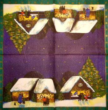 114 Winter Landscape - 3-ply (red)